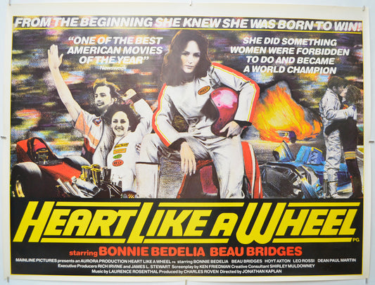 Heart Like A Wheel (The Shirley Muldowney Story)  Original Quad Poster - Film Poster - Movie Poster