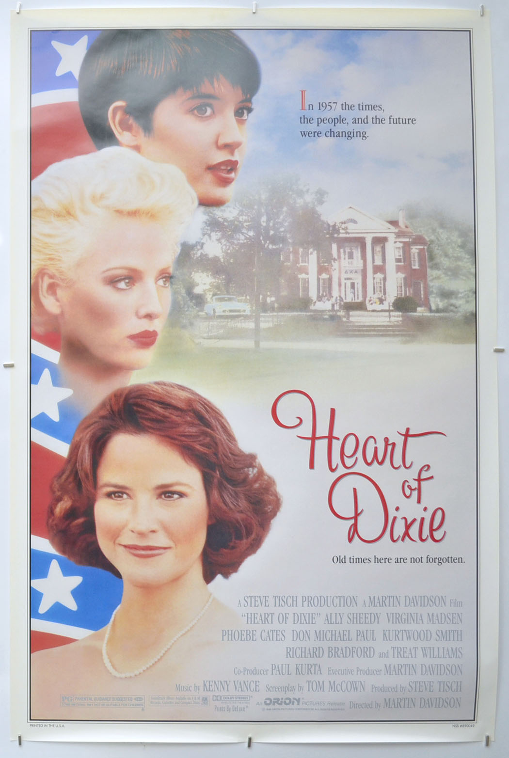 Heart Of Dixie  Original One Sheet Poster - Film Poster - Movie Poster