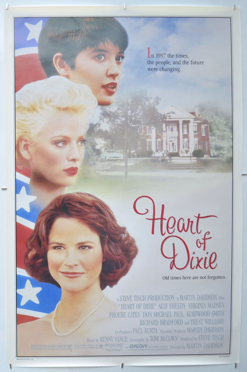 Heart Of Dixie  Original One Sheet Poster - Film Poster - Movie Poster