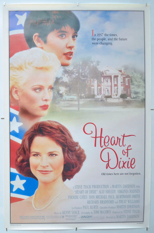 Heart Of Dixie  Original One Sheet Poster - Film Poster - Movie Poster