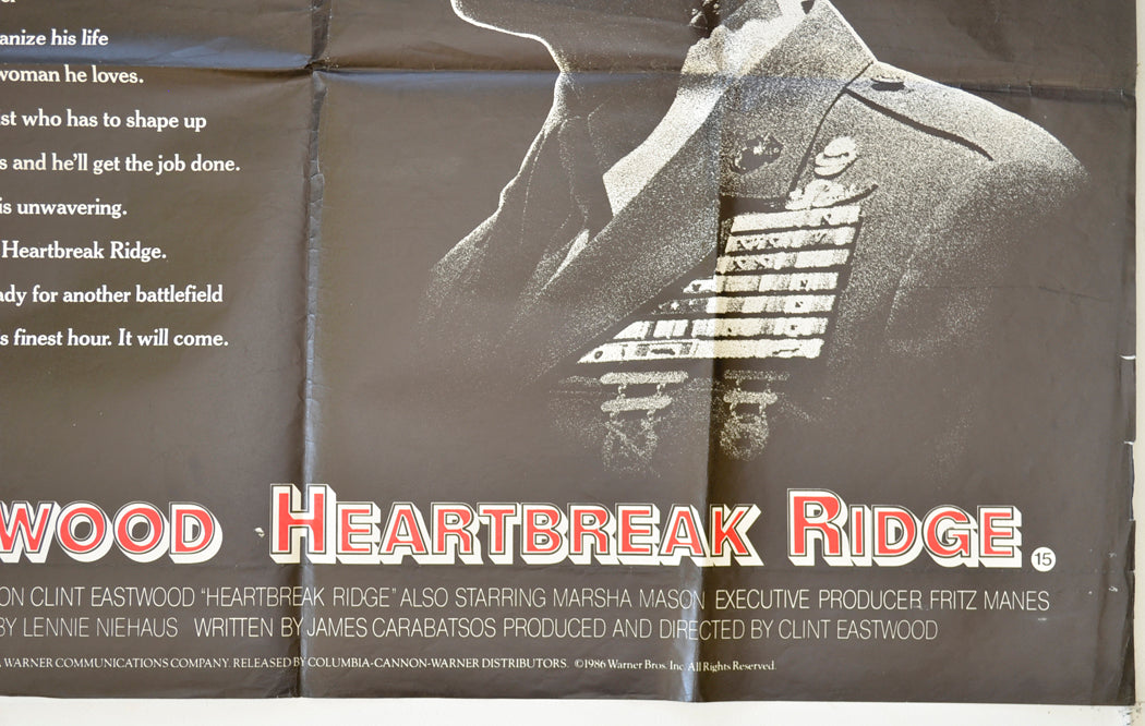 HEARTBREAK RIDGE (Bottom Right) Cinema Quad Movie Poster 