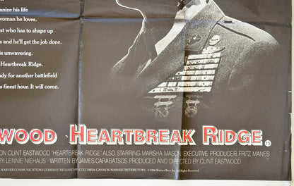 HEARTBREAK RIDGE (Bottom Right) Cinema Quad Movie Poster 