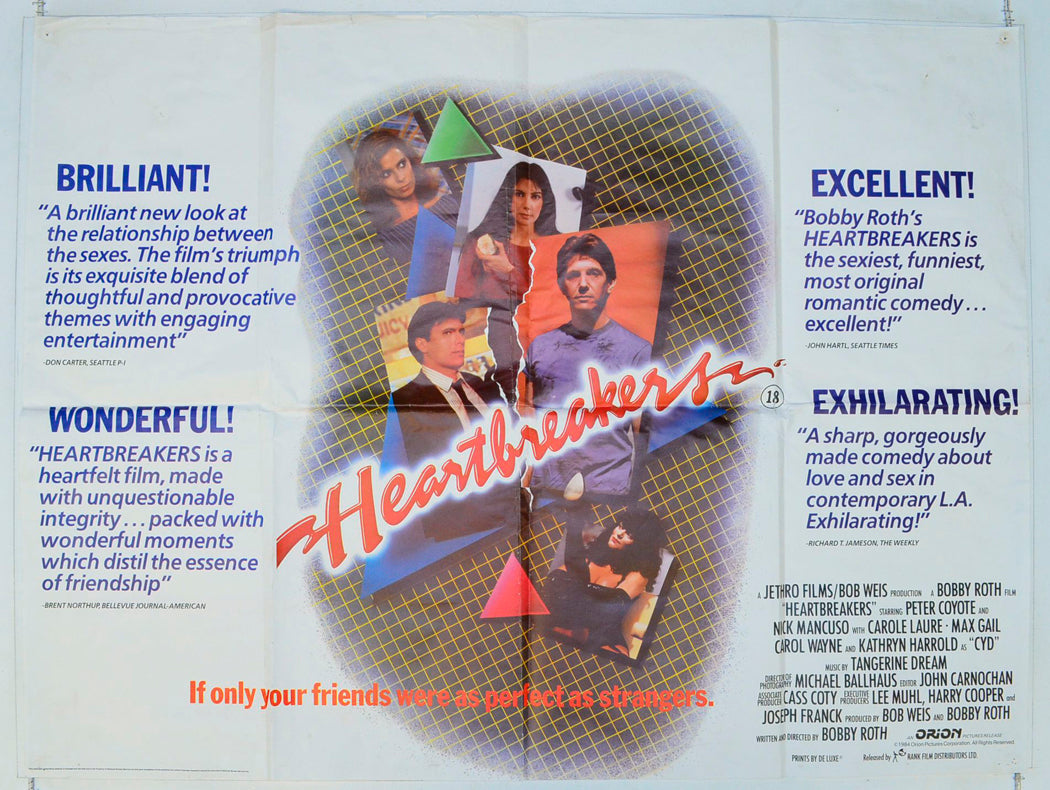 Heartbreakers  Original British Quad Poster - Film Poster - Movie Poster