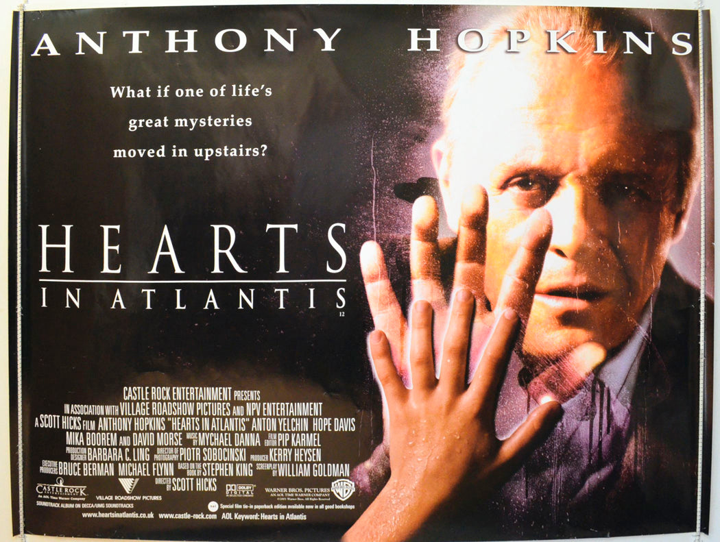 Hearts In Atlantis Original British Quad Poster - Film Poster - Movie Poster 