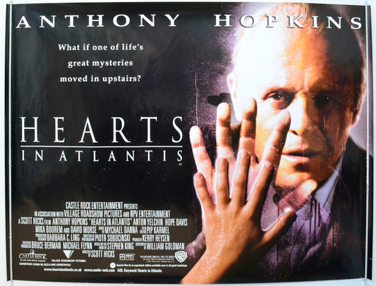 Hearts In Atlantis Original British Quad Poster - Film Poster - Movie Poster 