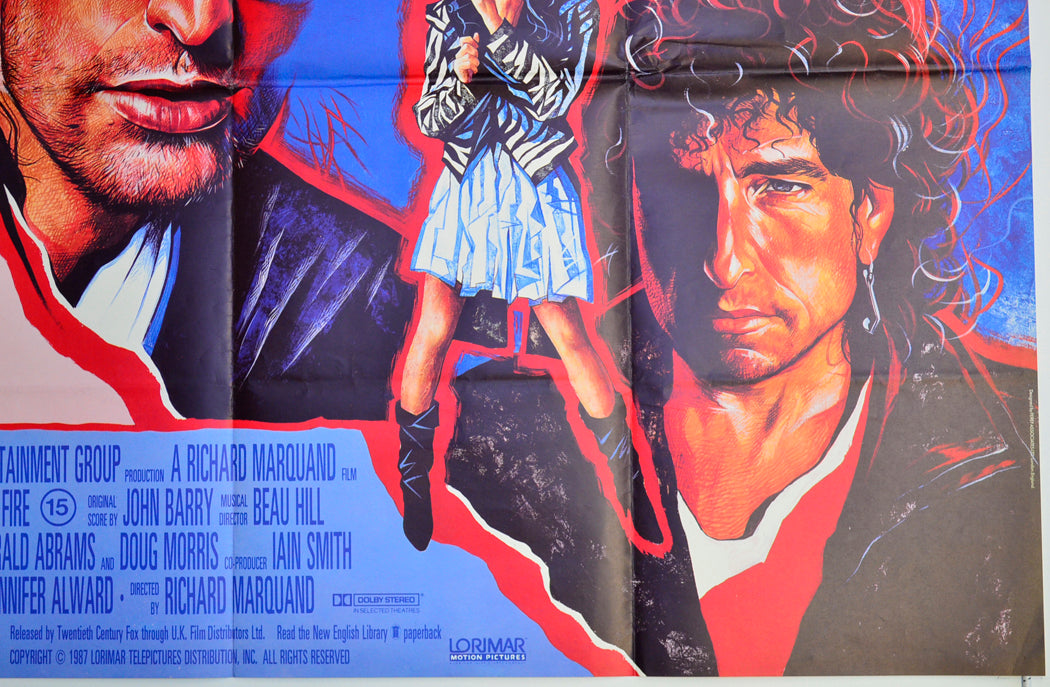 HEARTS OF FIRE (Bottom Right) Cinema Quad Movie Poster 