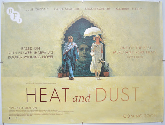 Heat And Dust - Original Quad Poster - Film Poster - Movie Poster