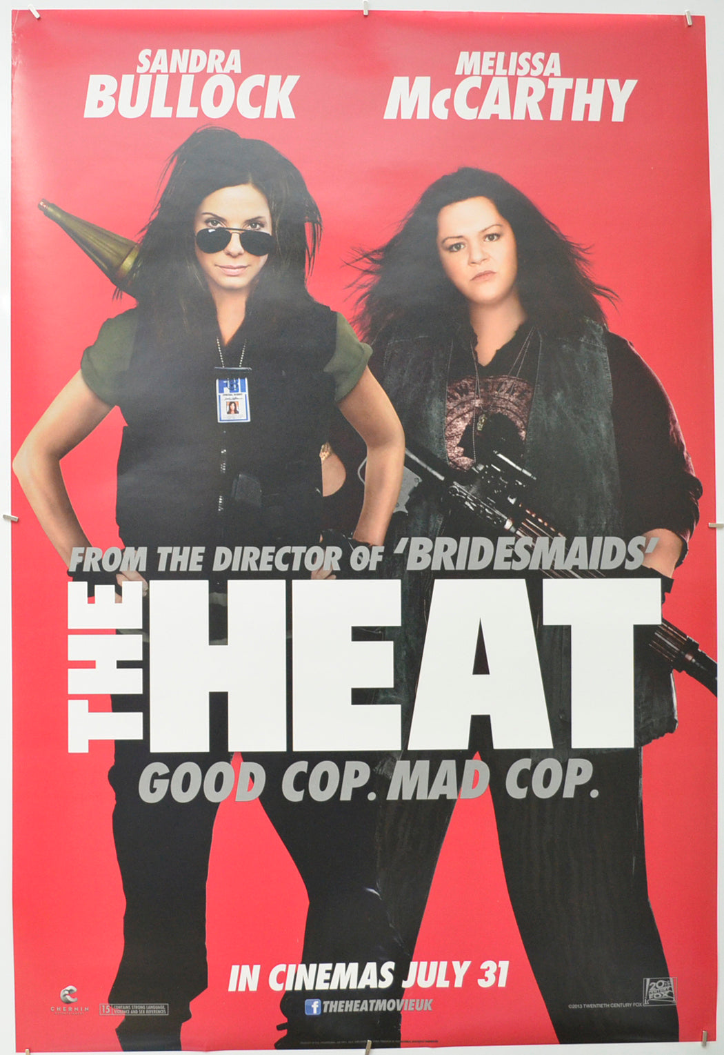 The Heat Original One Sheet Poster - Film Poster - Movie Poster