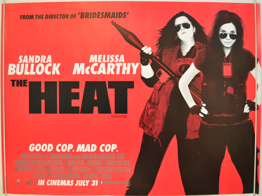 The Heat  Original Quad Poster - Film Poster - Movie Poster 