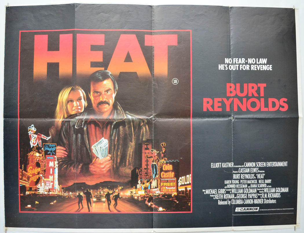 Heat Original Quad Poster - Film Poster - Movie Poster