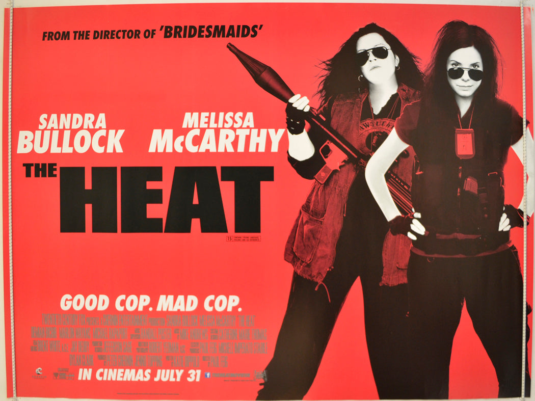 The Heat  Original Quad Poster - Film Poster - Movie Poster 