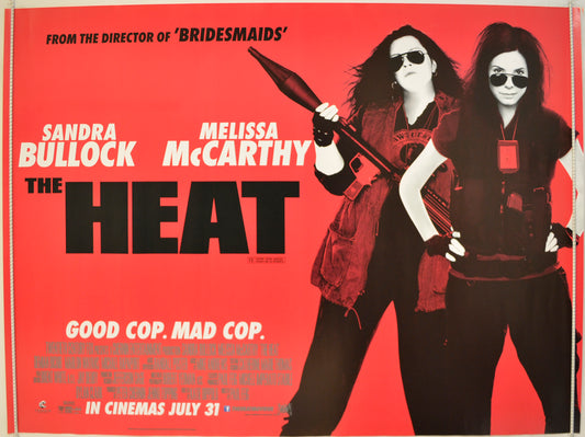 The Heat  Original Quad Poster - Film Poster - Movie Poster 