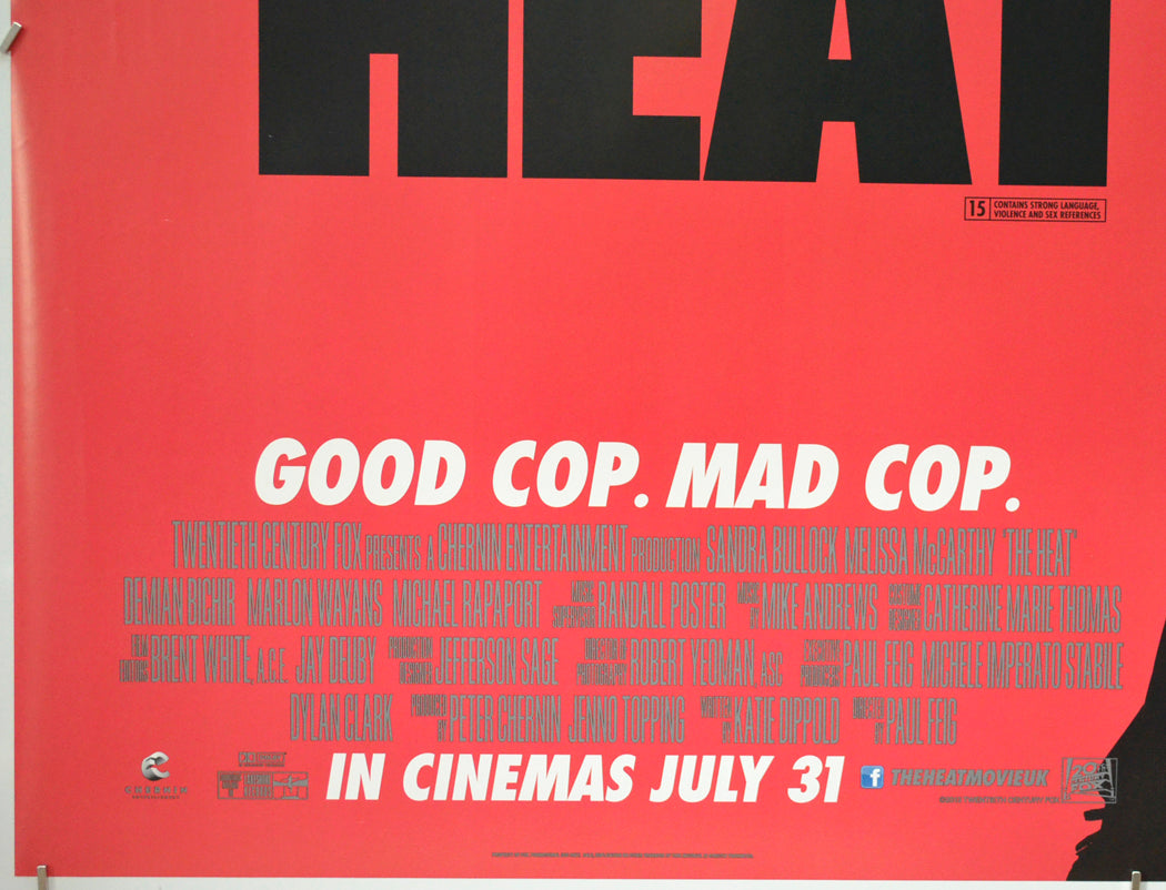 THE HEAT (Bottom Left) Cinema Quad Movie Poster 