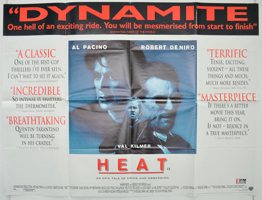 Heat  Original British Quad Poster - Film Poster - Movie Poster 