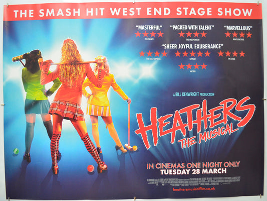 Heathers: The Musical Original Quad Poster - Film Poster - Movie Poster 