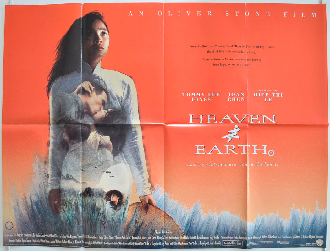 Heaven And Earth  Original British Quad Poster - Film Poster - Movie Poster 