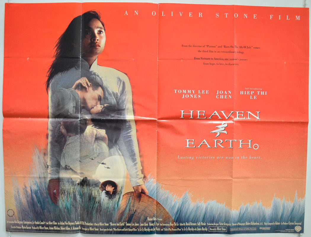 Heaven And Earth  Original British Quad Poster - Film Poster - Movie Poster 