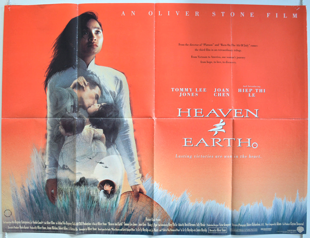 Heaven And Earth  Original British Quad Poster - Film Poster - Movie Poster 