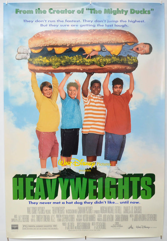 Heavyweights Original One Sheet Poster - Film Poster - Movie Poster