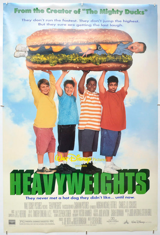 Heavyweights Original One Sheet Poster - Film Poster - Movie Poster