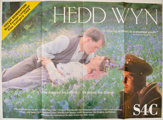 Hedd Wyn   Original Quad Poster - Film Poster - Movie Poster 