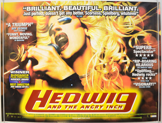 Hedwig And The Angry Inch   Original Quad Poster - Film Poster - Movie Poster 