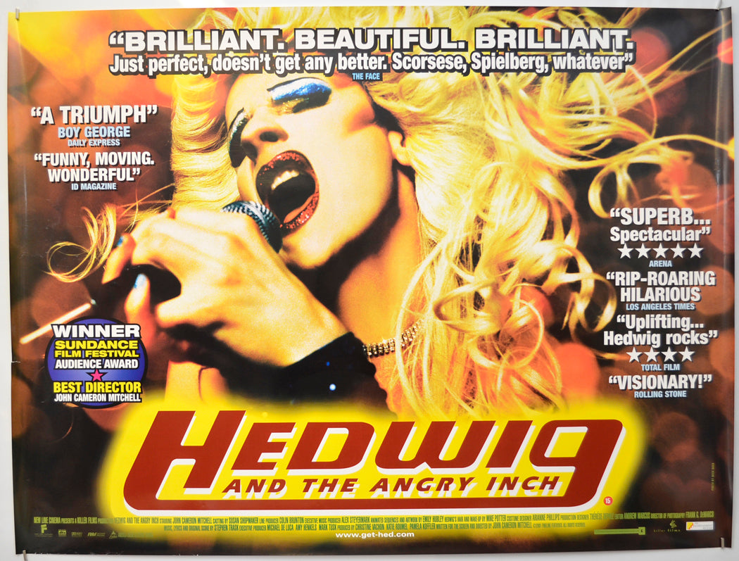 Hedwig And The Angry Inch Original Quad Poster - Film Poster - Movie Poster