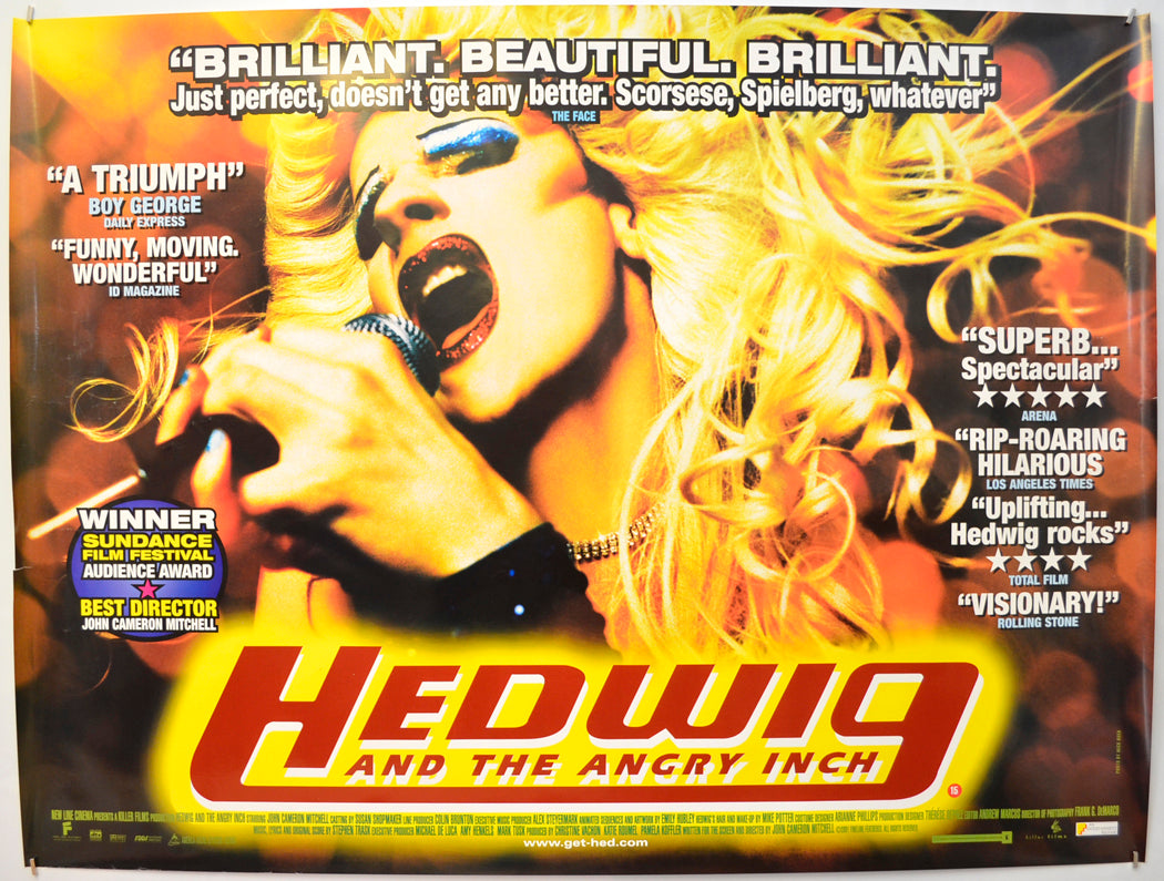 Hedwig And The Angry Inch Original Quad Poster - Film Poster - Movie Poster