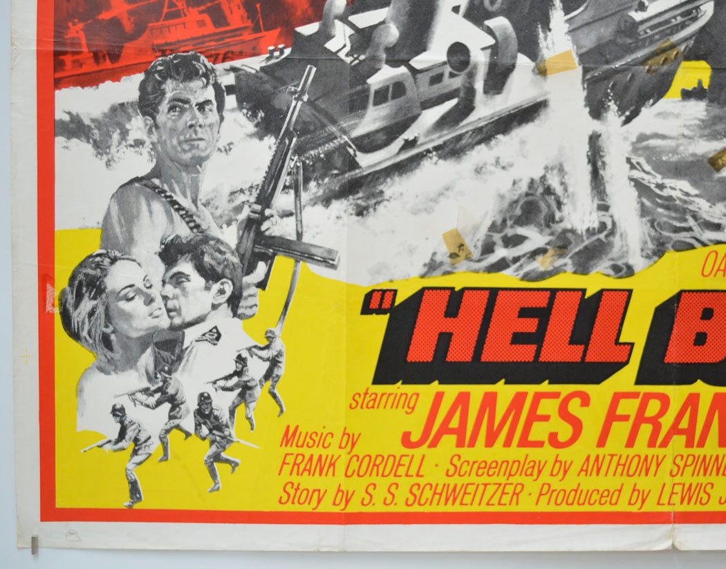 HELL BOATS (Bottom Left) Cinema Quad Movie Poster 