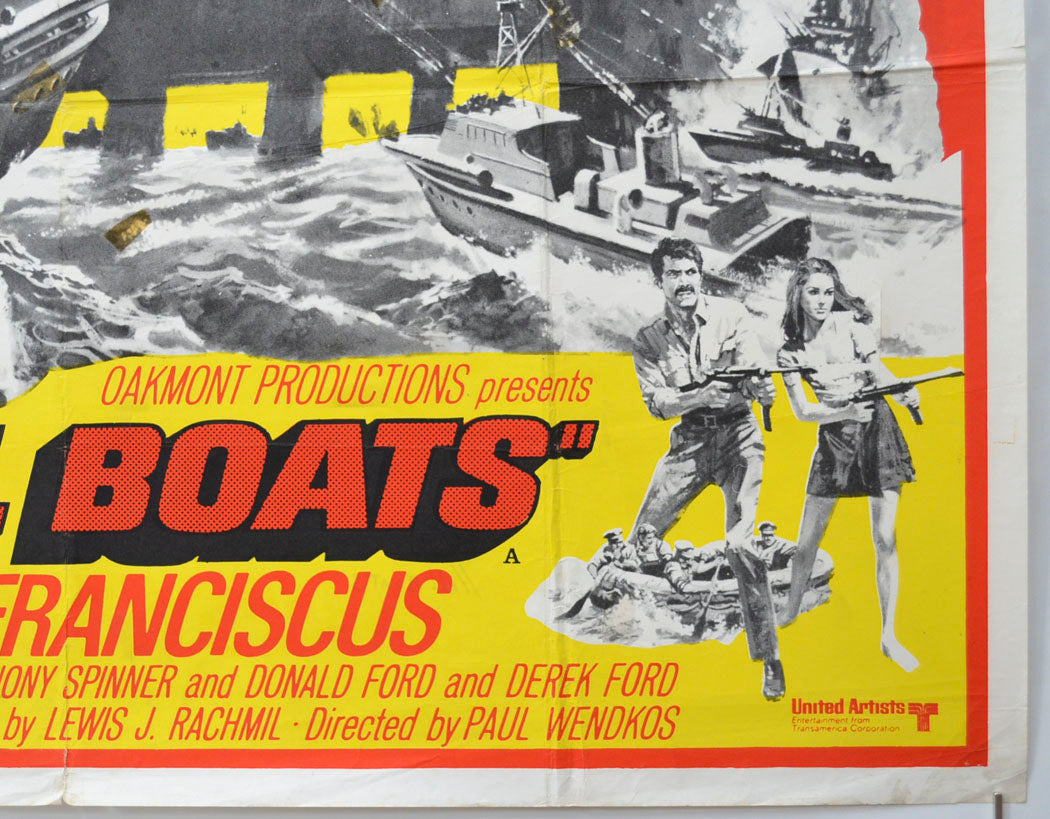 HELL BOATS (Bottom Right) Cinema Quad Movie Poster 