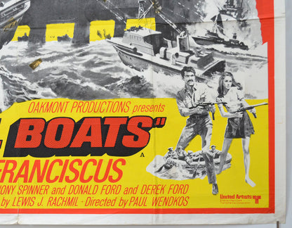 HELL BOATS (Bottom Right) Cinema Quad Movie Poster 