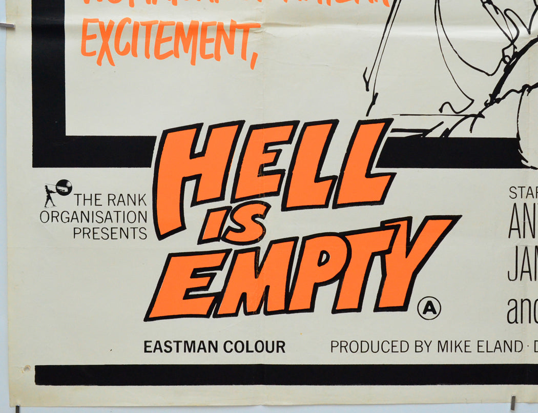 Hell Is Empty (Bottom Left) Cinema Quad Movie Poster 