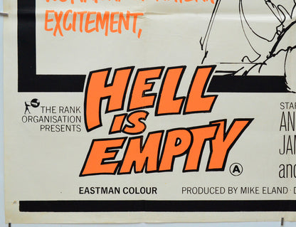 Hell Is Empty (Bottom Left) Cinema Quad Movie Poster 