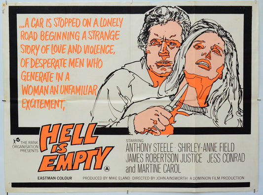 Hell Is Empty - Original Quad Poster - Film Poster - Movie Poster