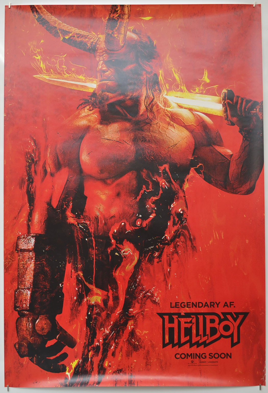 Hellboy (Teaser / Advance Version) Original One Sheet Poster - Film Poster - Movie Poster