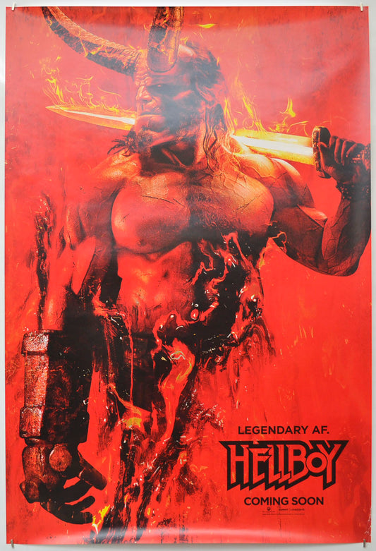 Hellboy (Teaser / Advance Version) Original One Sheet Poster - Film Poster - Movie Poster