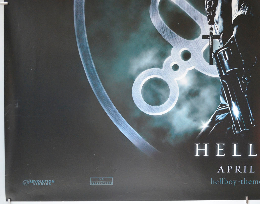 HELLBOY (Bottom Left) Cinema Quad Movie Poster 