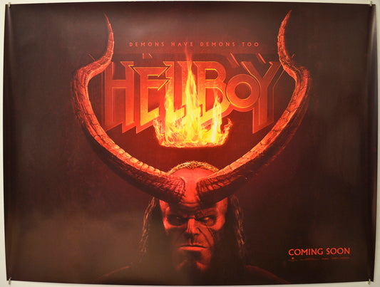 Hellboy (Teaser / Advance Version)  Original Quad Poster - Film Poster - Movie Poster