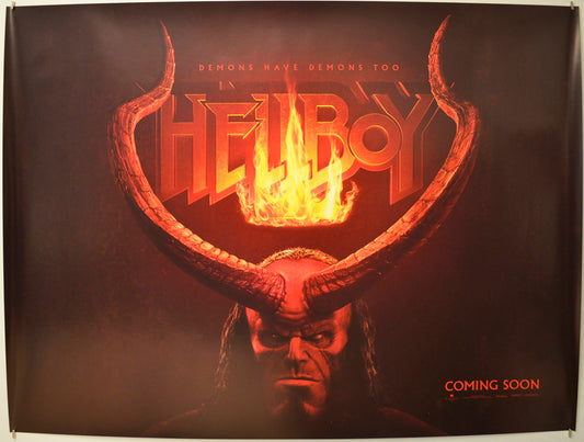 Hellboy (Teaser / Advance Version)  Original Quad Poster - Film Poster - Movie Poster