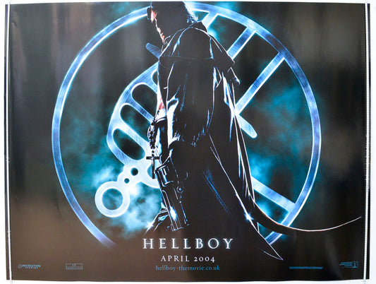 Hellboy   (Teaser / Advance Version) Original British Quad Poster - Film Poster - Movie Poster