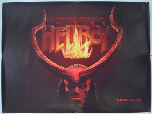 Hellboy (Teaser / Advance Version)  Original Quad Poster - Film Poster - Movie Poster  