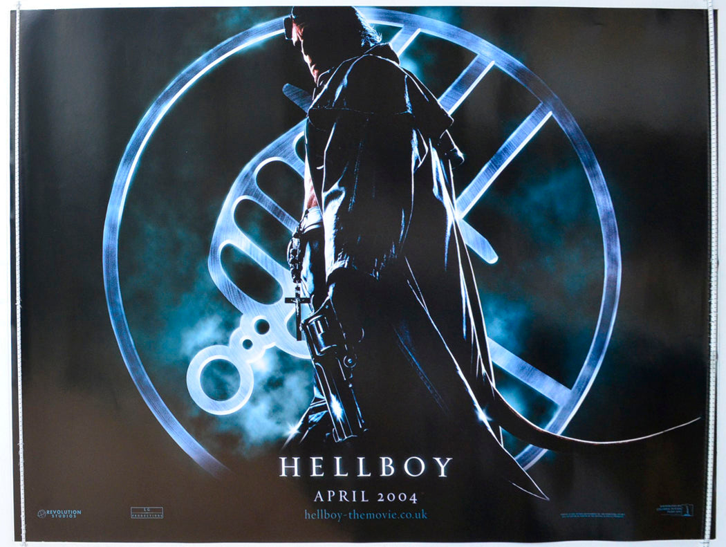 Hellboy   (Teaser / Advance Version) Original British Quad Poster - Film Poster - Movie Poster