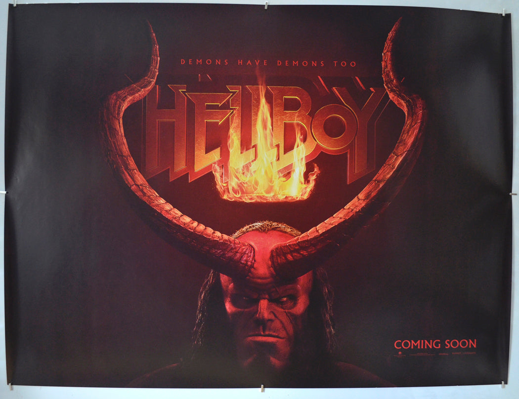 Hellboy (Teaser / Advance Version)  Original Quad Poster - Film Poster - Movie Poster  