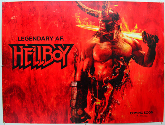 Hellboy (Teaser / Advance Version 2)  Original Quad Poster - Film Poster - Movie Poster