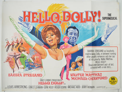 Hello Dolly!  Original Quad Poster - Film Poster - Movie Poster