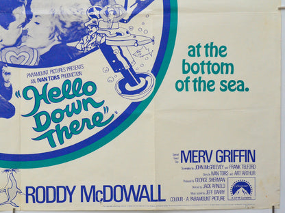 Hello Down There (Bottom Right) Cinema Quad Movie Poster 