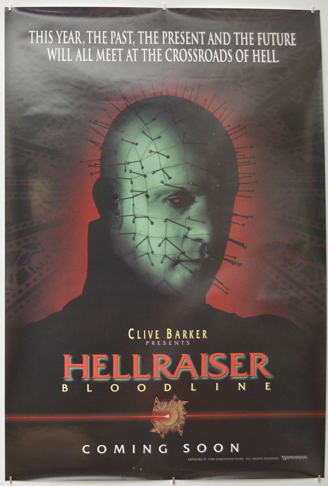 Hellraiser - Bloodline (Teaser / Advance Version) Original One Sheet Poster - Film Poster - Movie Poster