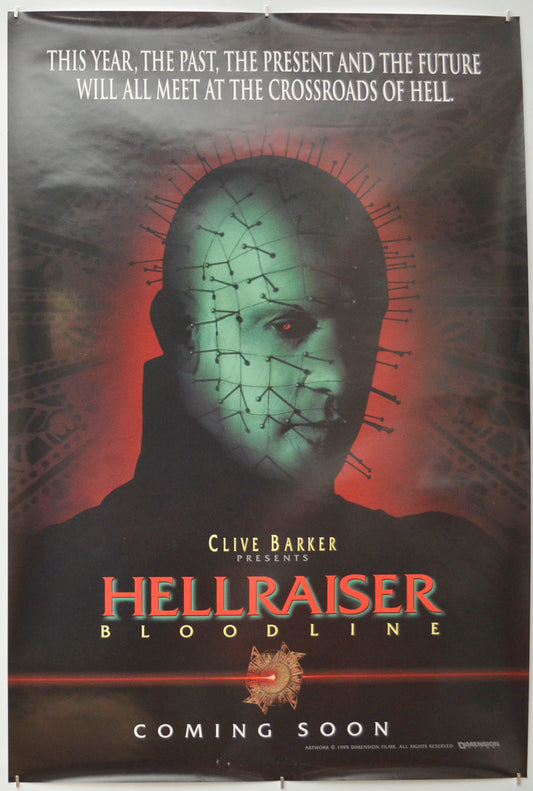 Hellraiser - Bloodline (Teaser / Advance Version) Original One Sheet Poster - Film Poster - Movie Poster