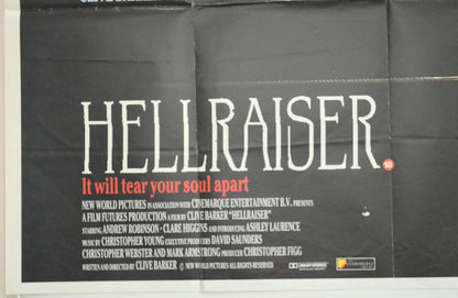 HELLRAISER (Bottom Left) Cinema Quad Movie Poster 