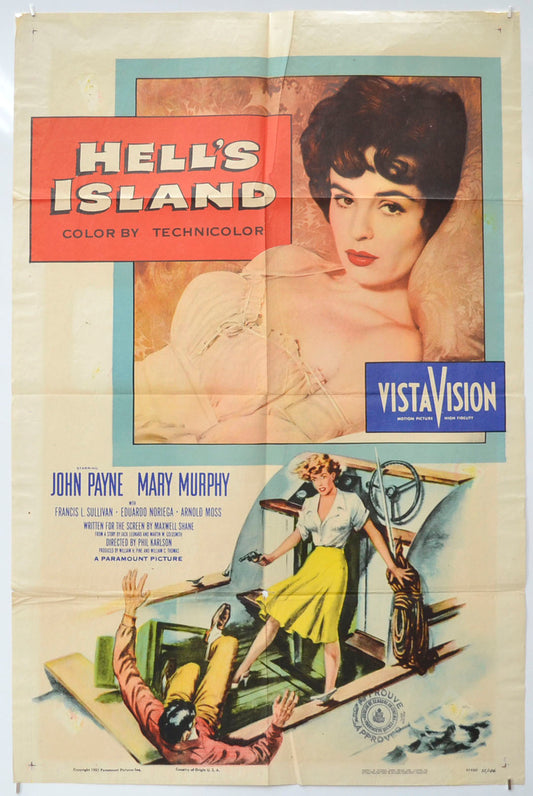 Hell's Island  Original One Sheet Poster - Film Poster - Movie Poster